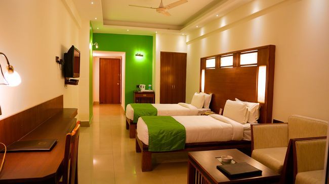 Inderlok Hotel Dehradun Rum bild